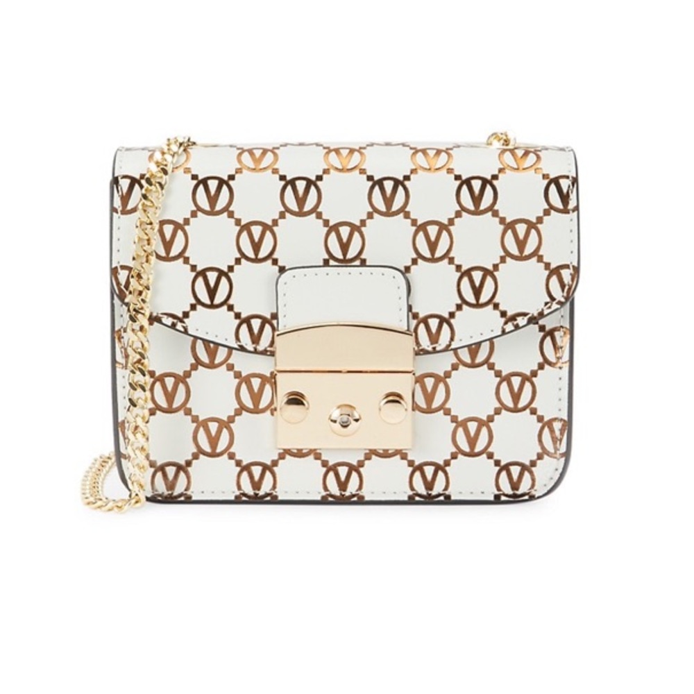 Valentino Bijou Monogram Leather Crossbody Bag